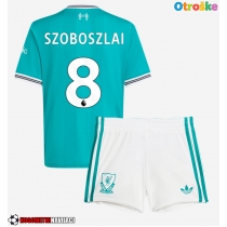 Otroške Nogometnih dresov Liverpool Dominik Szoboszlai #8 Tretji 2025-26 Kratki rokavi (+ hlače)